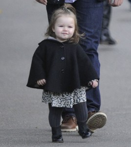 EXCLUSIVE: Harper Beckham goes to see animals in Central Park Zoo in New York City